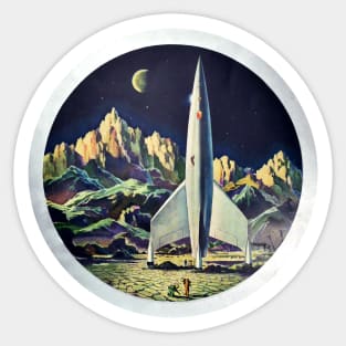 Destination Moon Sticker